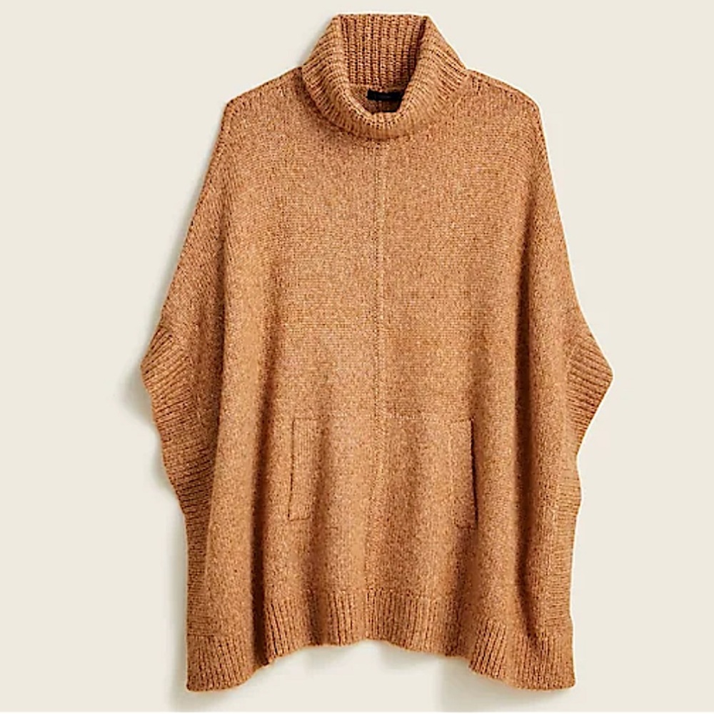 J. Crew Relaxed Turtleneck Poncho